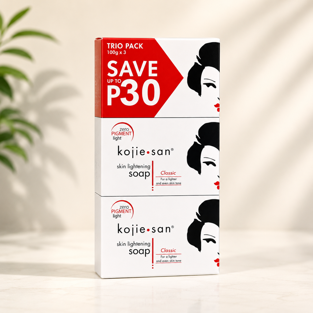 Kojie San Skin Lightening Soap Trio Pack (100g x 3)