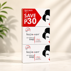 Kojie San Skin Lightening Soap Trio Pack (100g x 3)