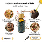 Veloura Hair Growth Elixir – Herbal Infused Oil (30ml)