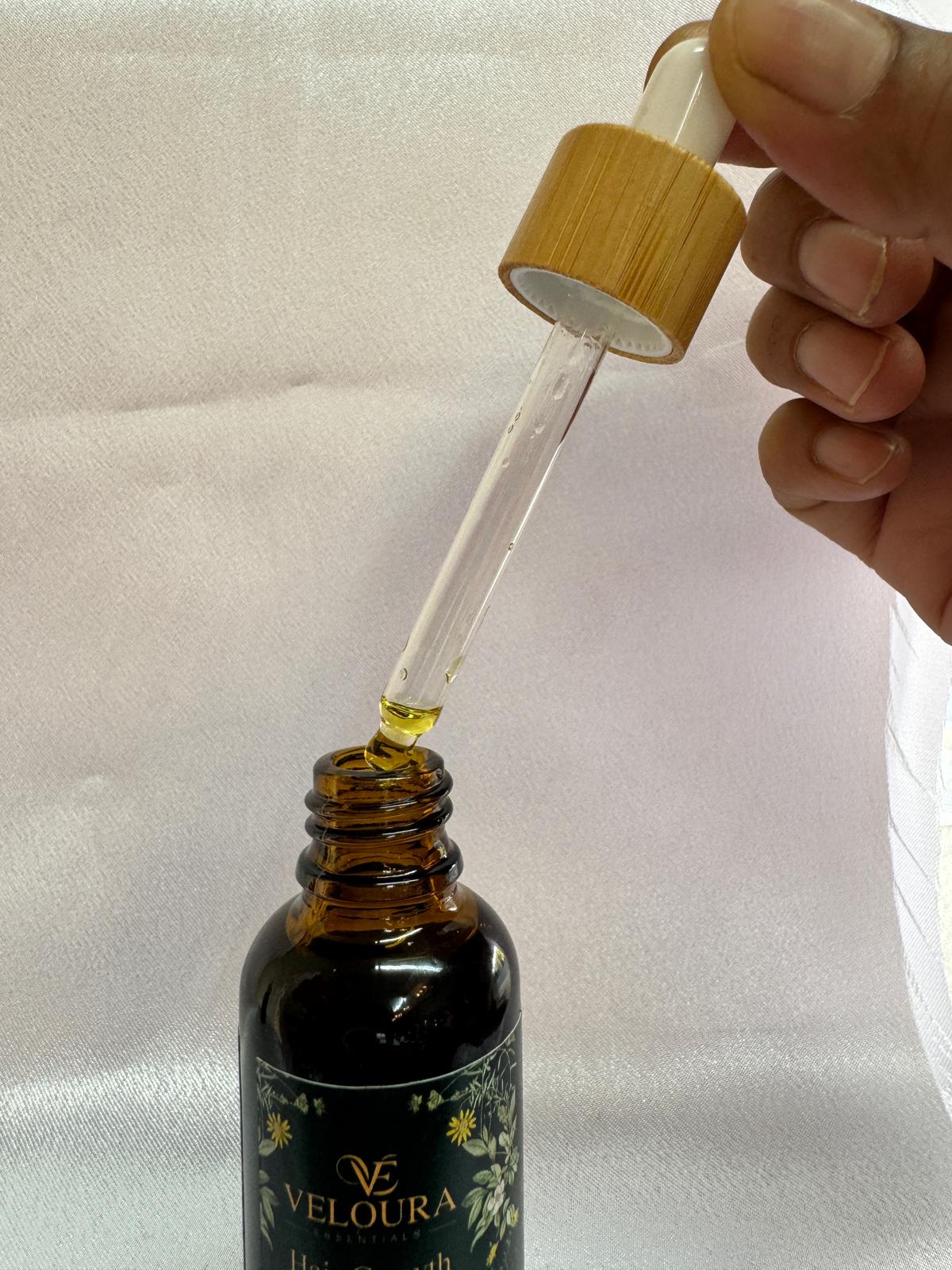 Veloura Hair Growth Elixir – Herbal Infused Oil (30ml)