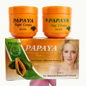 FEIQUE Papaya Whitening Anti-Freckle Package – Brightening & Spot Correcting Skin Care Set