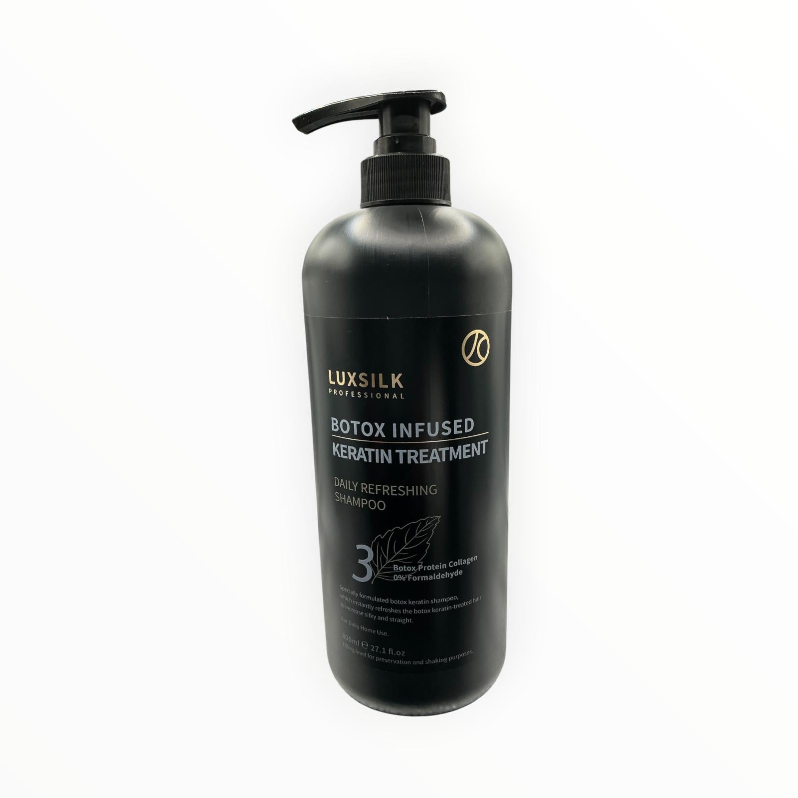 LUXSILK Professional Botox Infused Keratin Treatment Daily Refreshing Shampoo